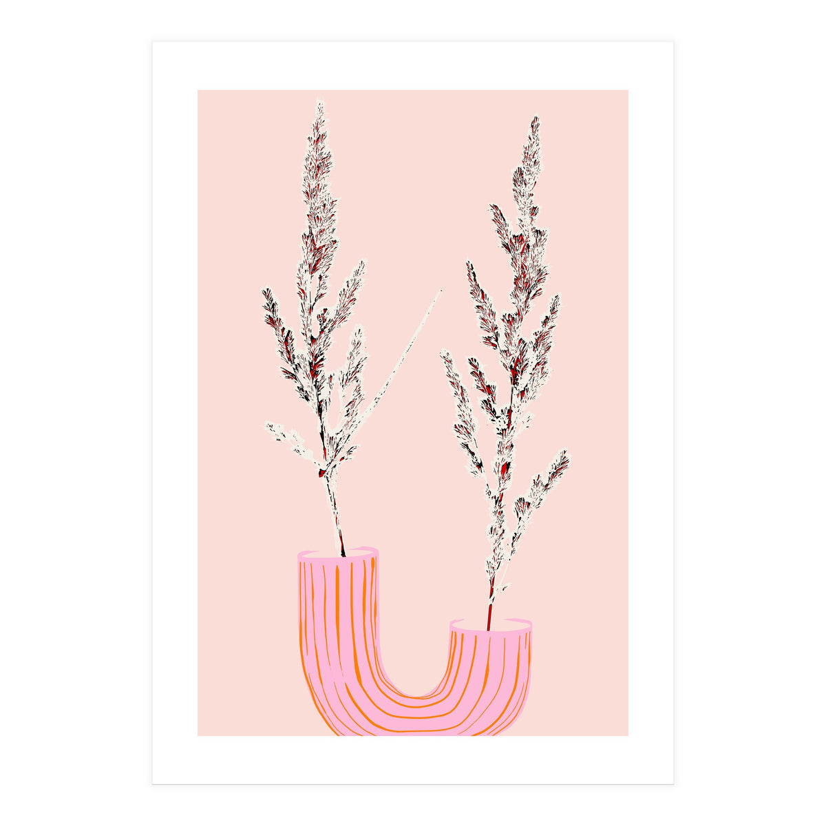 Plant based happyness Grasses 1 still life (Print Only)