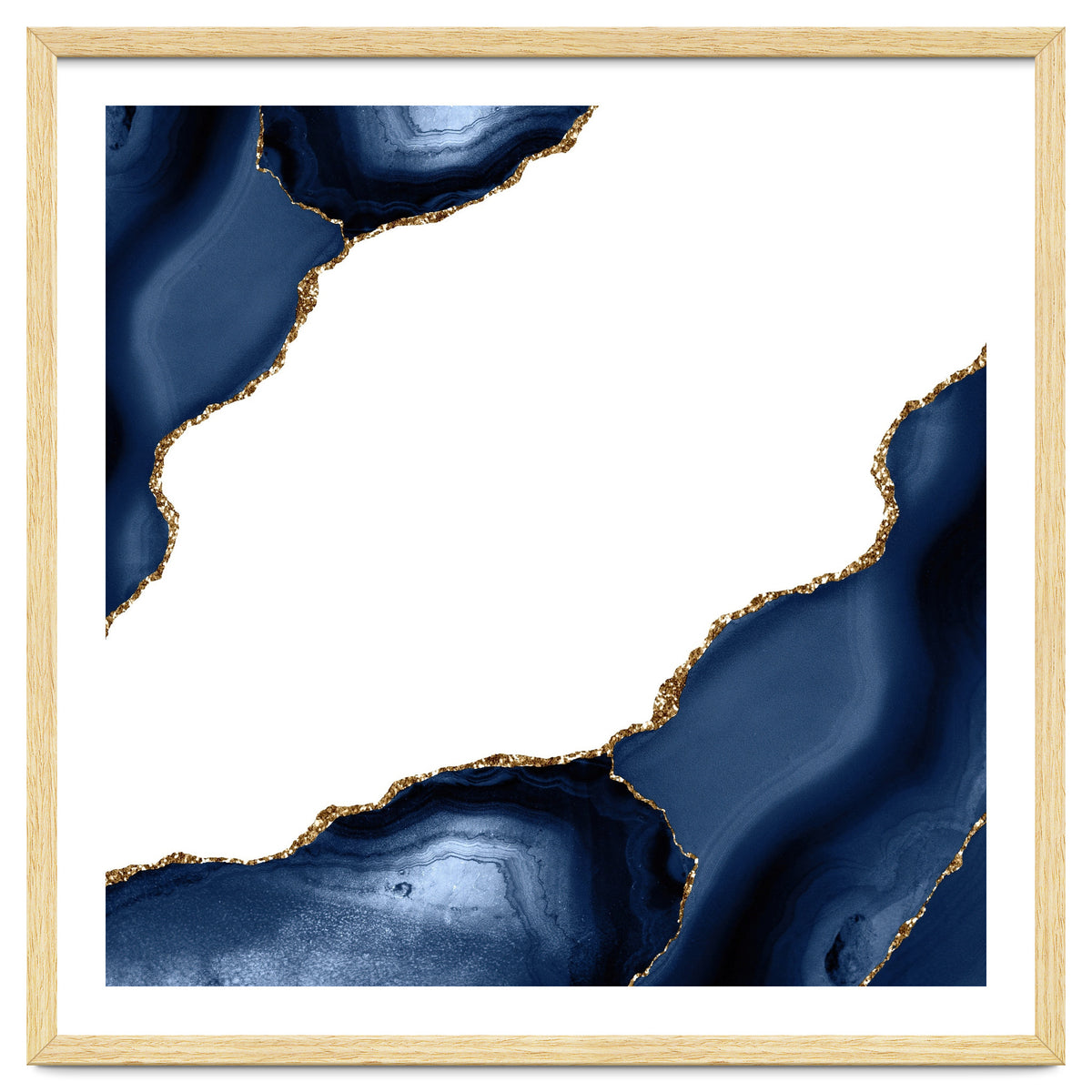 Navy & Gold Agate Texture 30