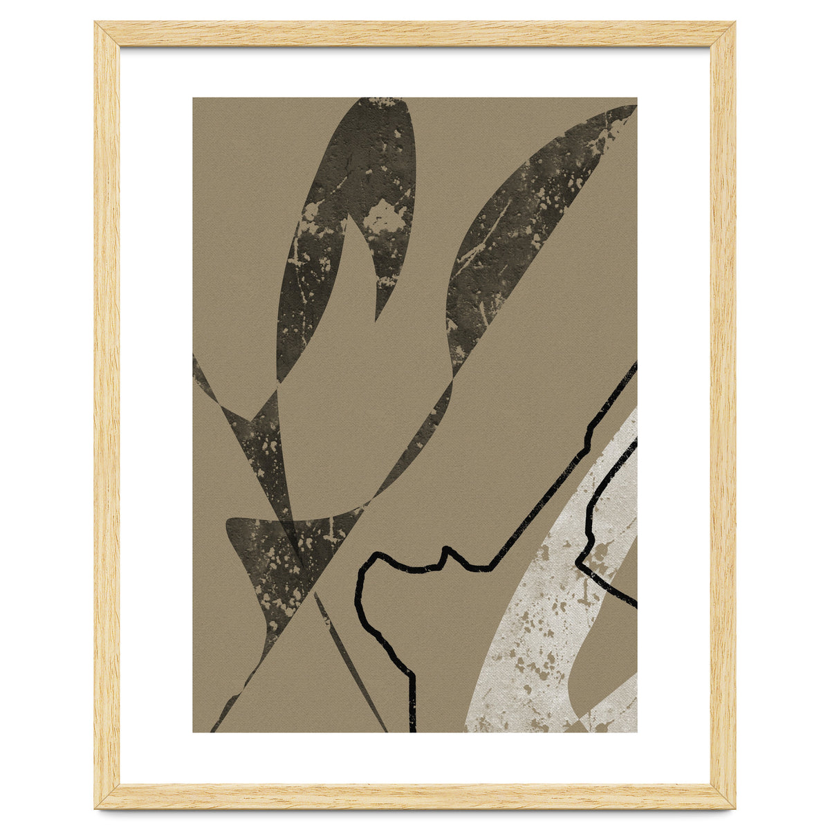 Black Line Minimalist Abstract