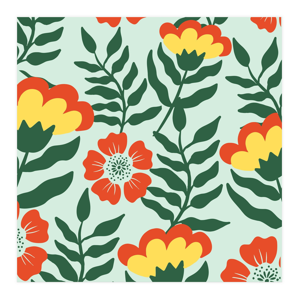 Every flower blooms in it's own time 🌸 (Print Only)