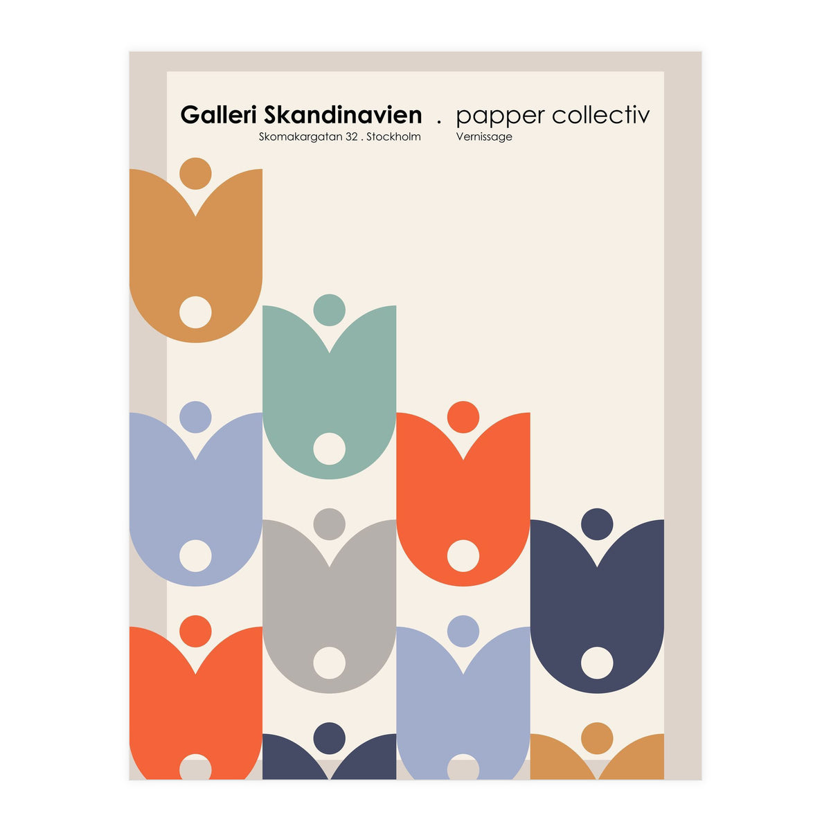 Stockholm Galleri Skandinavien Art Exhibition Poster (Print Only)