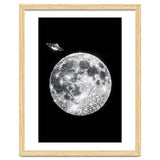 Diamond moon and UFO thumbnail