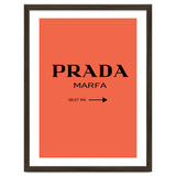 Prada Marfa, Fashion Sign Poster, Chic Decor, thumbnail