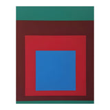 Josef Albers - HOMAGE TO THE SQUARE: Green, Red, Blue (Print Only) thumbnail