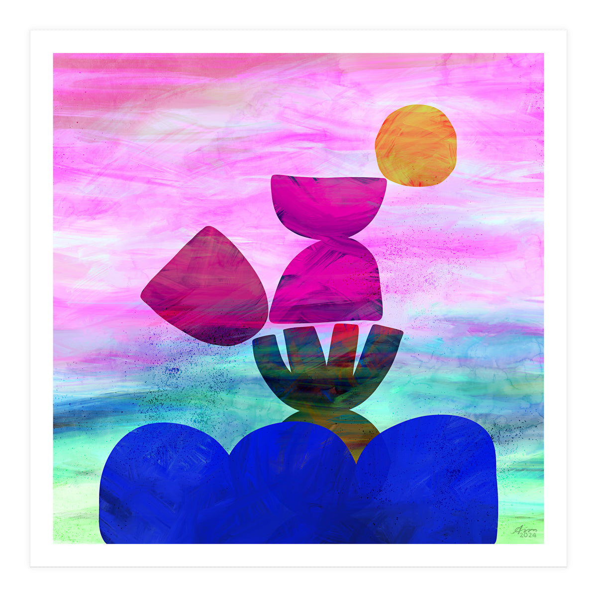 Balance (pink) (Print Only)