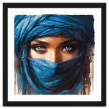 Blue Eyes Tuareg Woman Portrait thumbnail
