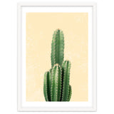 Tall Cactus, Minimal Desert Saguaro Art thumbnail
