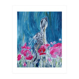 Hare And Poppies (Print Only) thumbnail