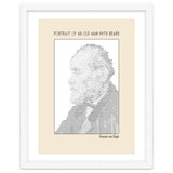 Portrait Of An Old Man With Beard – Ascii Art (vincent Van Gogh) thumbnail