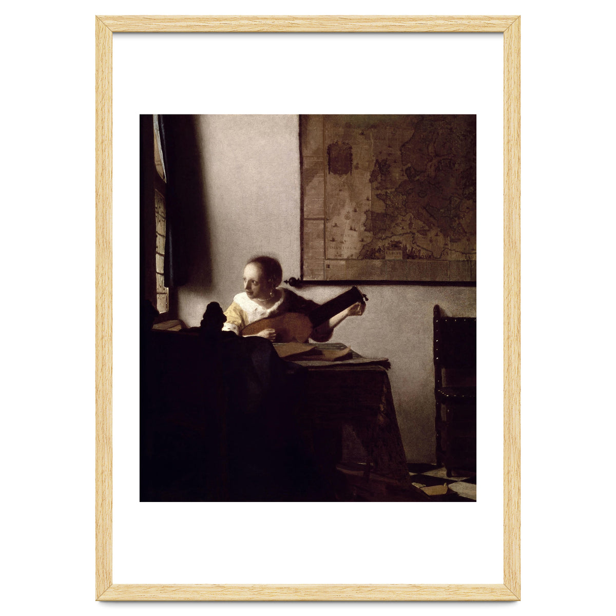 'The Lute Player', 1663-1664, Oil on canvas, 51,4 x 45,7 cm.