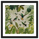 Vintage Exotic Hummingbirds Jungle thumbnail