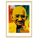 Mahatma Gandhi Colorful Abstract Art thumbnail