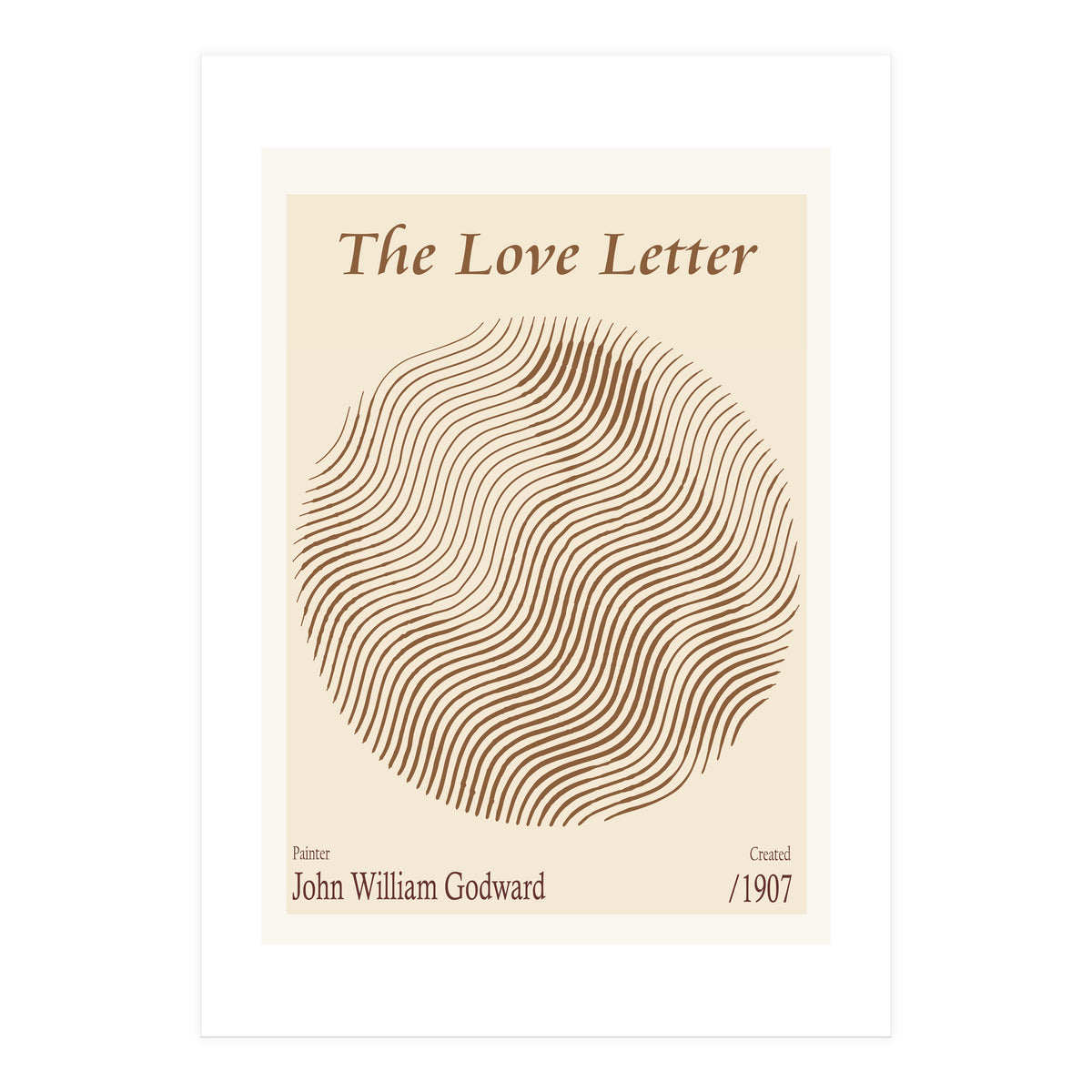 The Love Letter – John William Godward (1907) (Print Only)