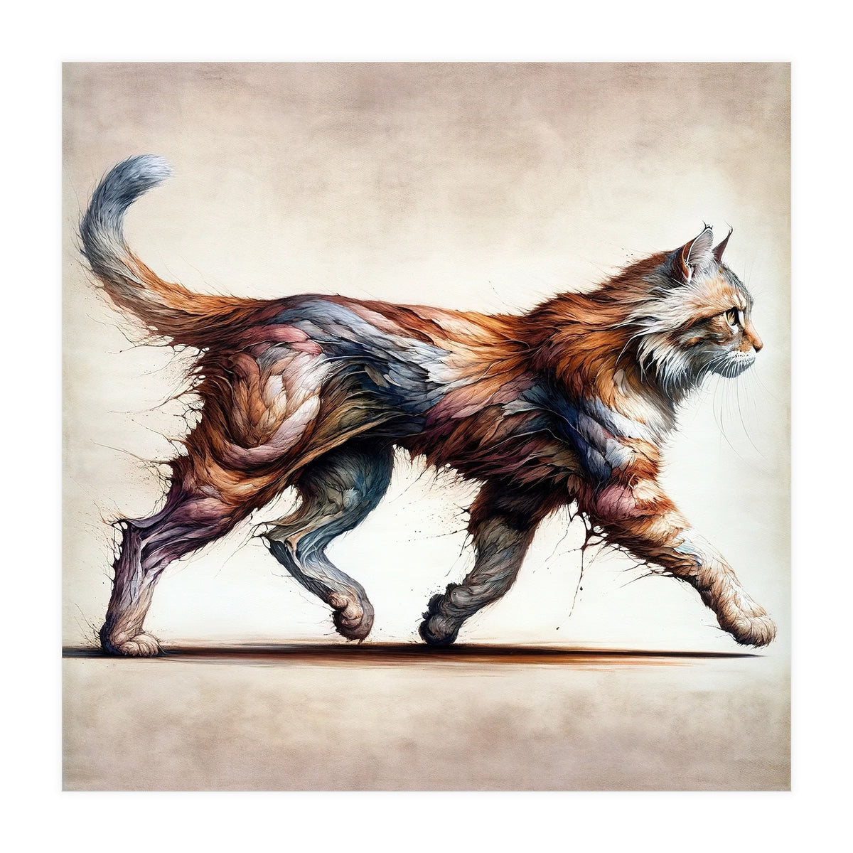 Powerful Cat (Print Only)