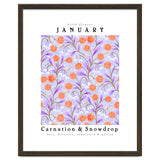Carnation & Snowdrop January Birth Flower thumbnail