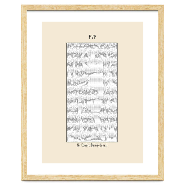 Eve – Sir Edward Burne–jones (ascii Art)