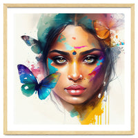 Holi Glow Hindu Portrait