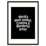 World's most coolest, creative and wonderful artist thumbnail