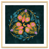 Floral Moths and Moon thumbnail