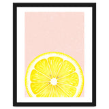 Lemon Slice, Fresh Citrus Kitchen Summer Art thumbnail