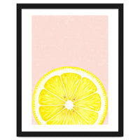Lemon Slice, Fresh Citrus Kitchen Summer Art