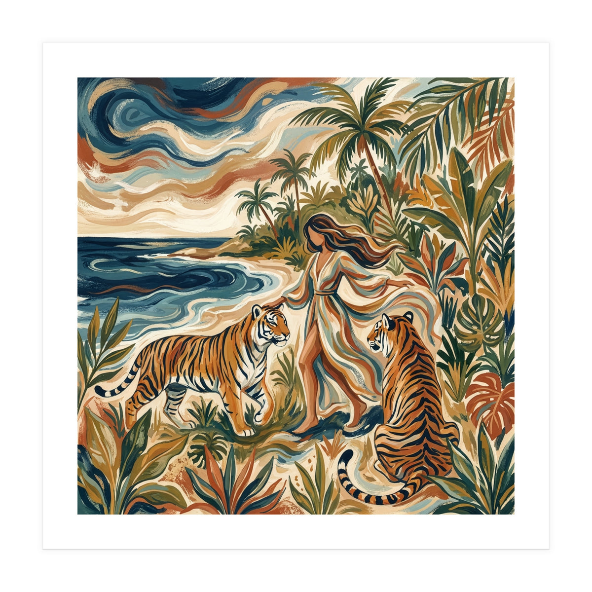 Roaming With Tigers (Print Only)