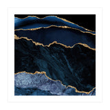 Navy & Gold Agate Texture 02 (Print Only) thumbnail
