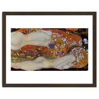 Wasserschlangen - Watersnakes II (The friends),1904/07. Canvas, 80 x 145 cm.