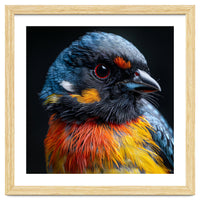 Close Up Of A Colorful Bird In The Wild