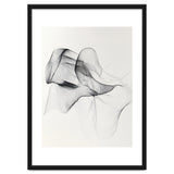 Abstract Black And White Flowing Lines Art thumbnail