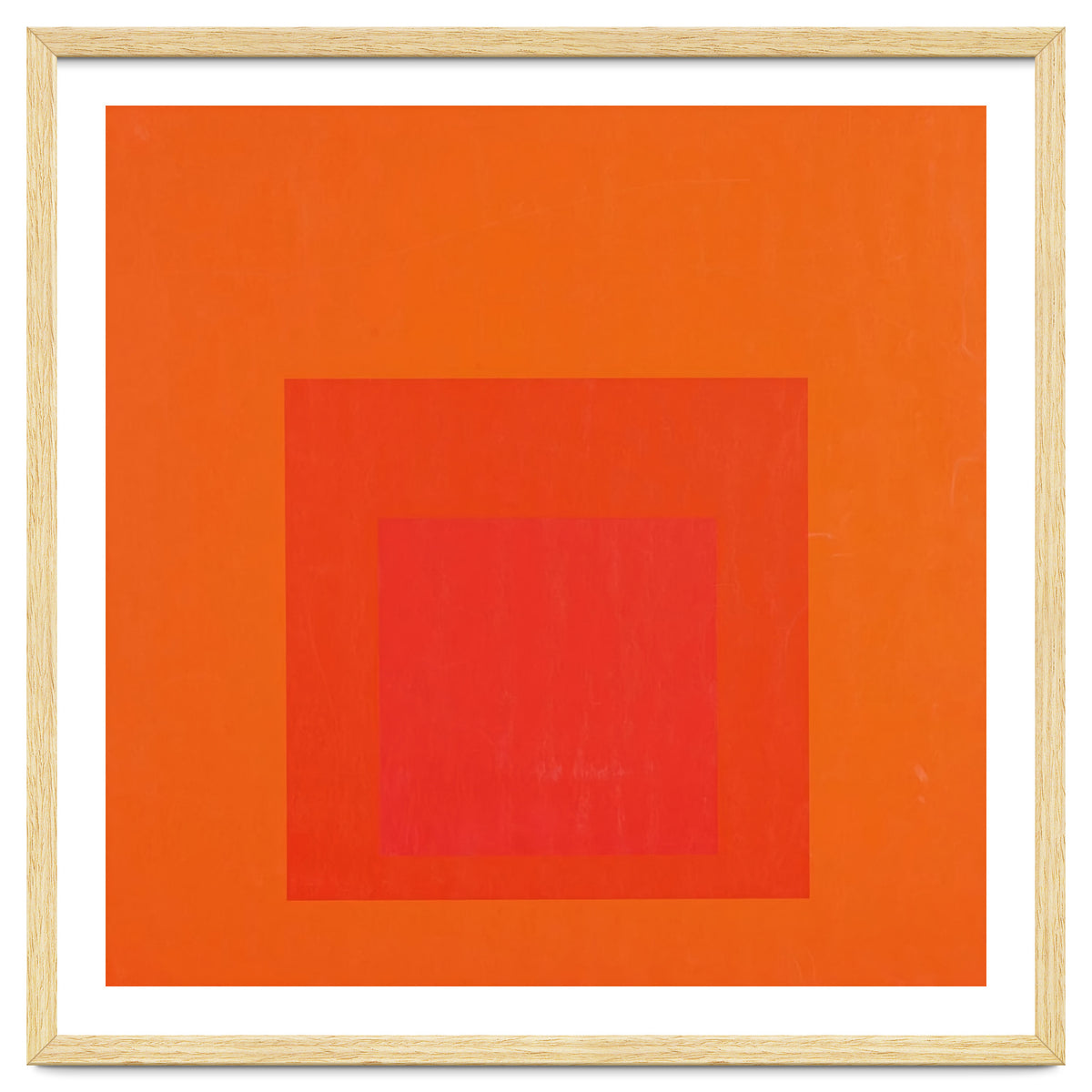 JOSEF ALBERS - HOMAGE TO THE SQUARE RED