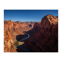 Canyon Majesty: River Through the Red Rocks (Print Only)
