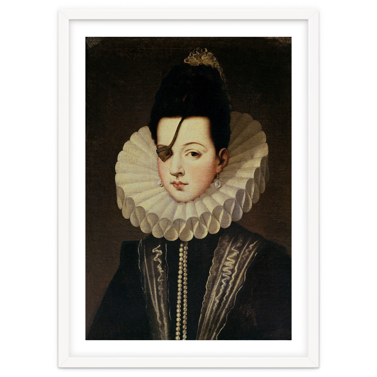 'Ana de Mendoza, Princess of Eboli', 16th century. ALONSO SANCHEZ COELLO. PASTRANA DUQUESA DE.