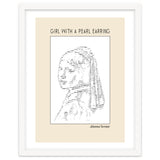 Girl With A Pearl Earring Johannes Vermeer Ascii Art thumbnail