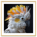 Close Up Of A Cockatoo Parrot With Yellow Crest thumbnail