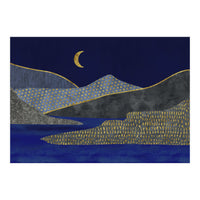 Abstract Landscape Moonlight Mood (Print Only)