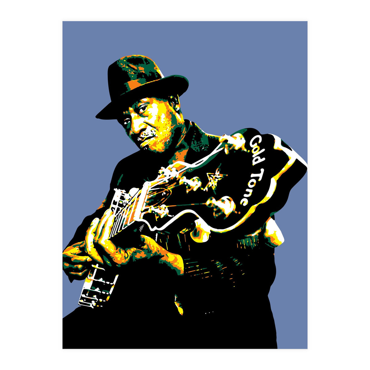 Taj Mahal American Blues Musician Legend (Print Only)