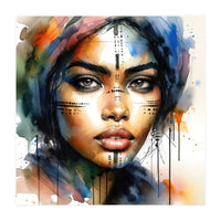 Tribal Muse Portrait (Print Only)