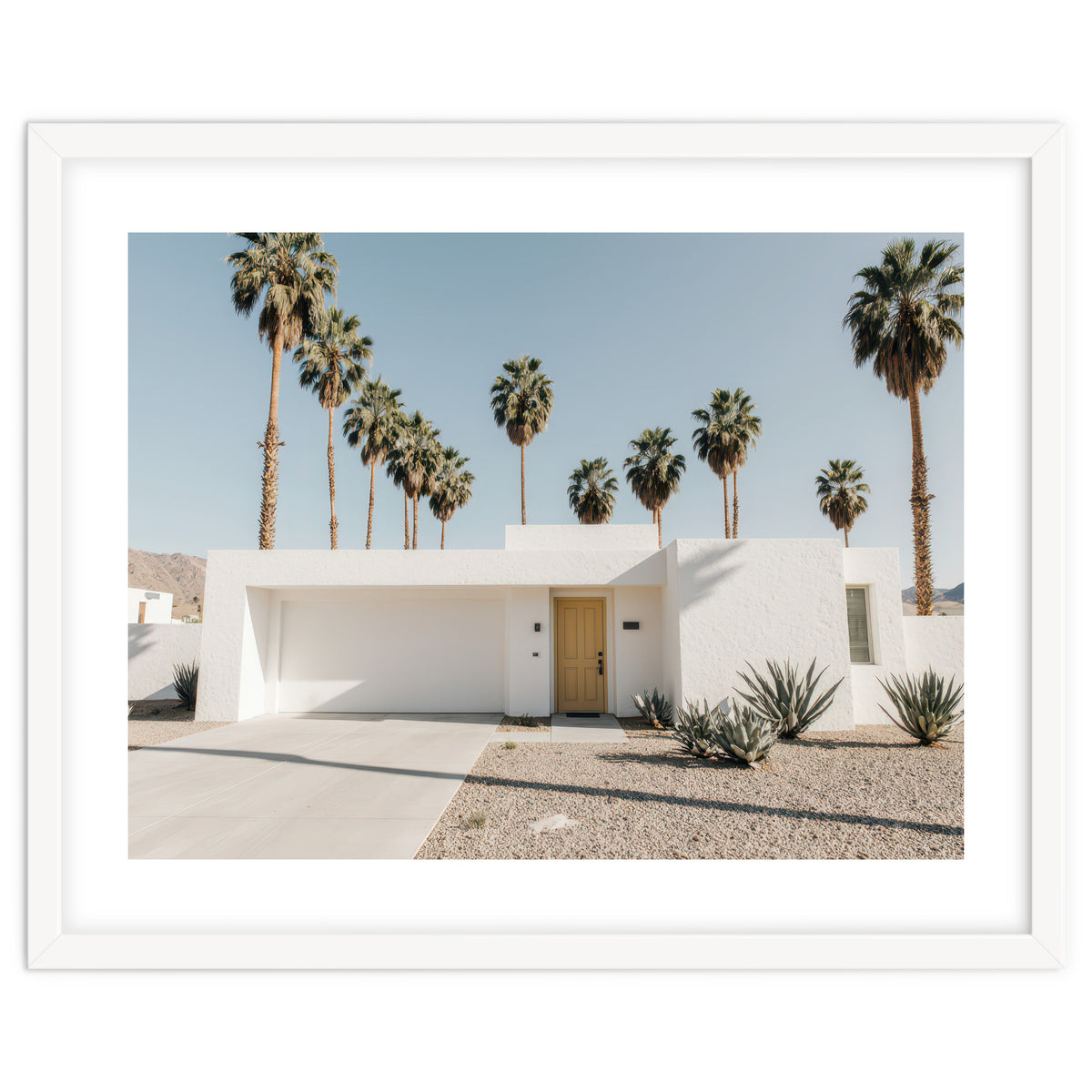 Palm Springs Modernist Home, Mid-Century Architecture Photography, Desert Minimalism