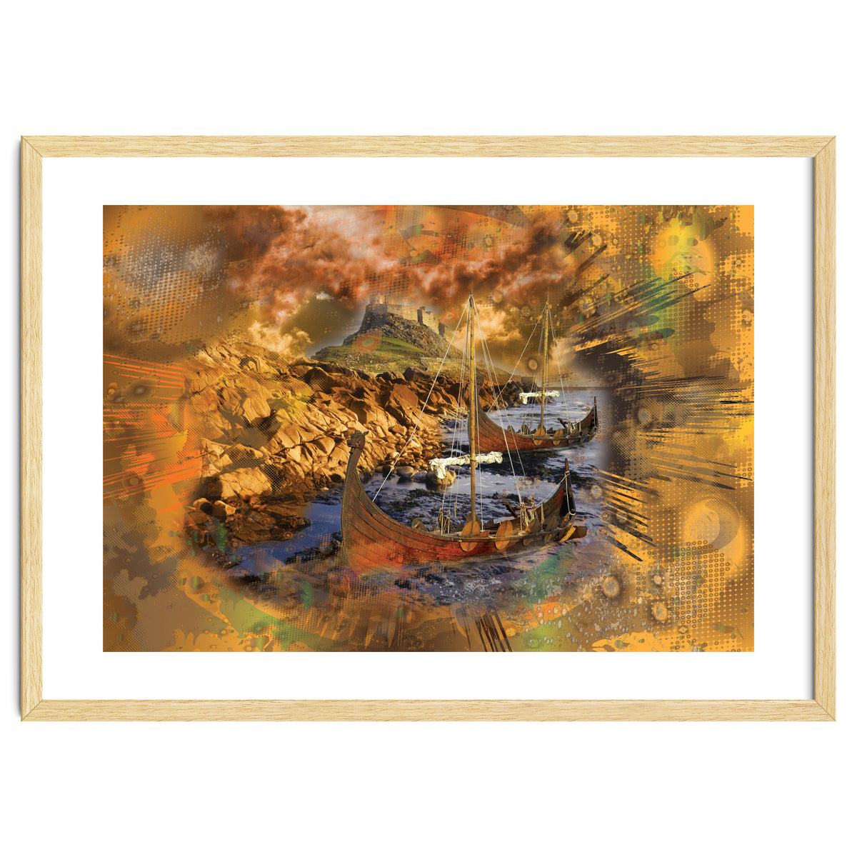 Lindesfarne Viking Raid 793 AD