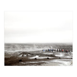 Tourists looking at the geyser - Iceland (Print Only) thumbnail