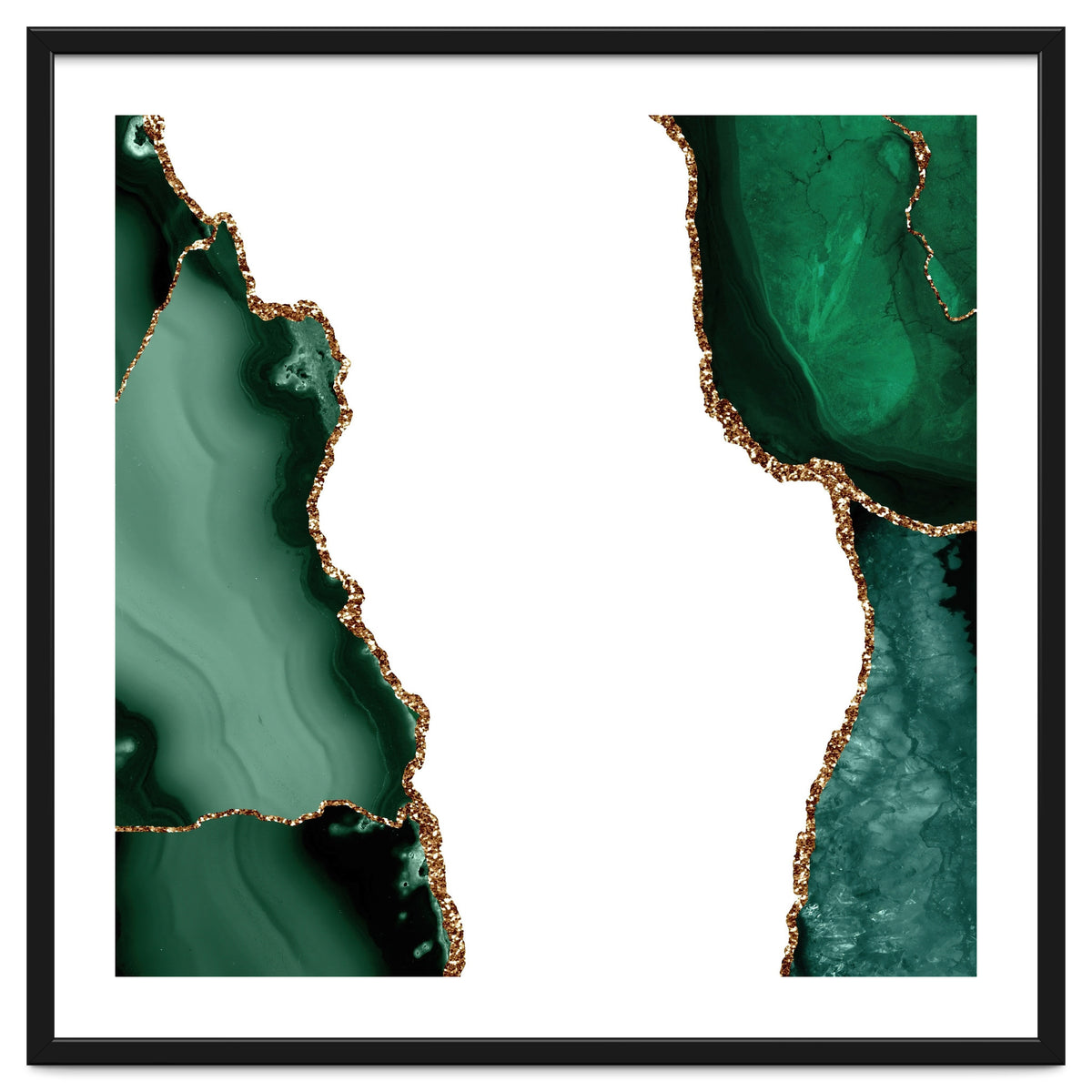 Emerald & Gold Agate Texture 15