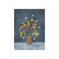 Moody Floral Vase (Print Only)