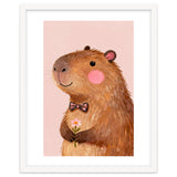 Capybara Kindergarten Nursery Art thumbnail