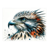 Vibrant Eagle Close Up Portrait (Print Only) thumbnail