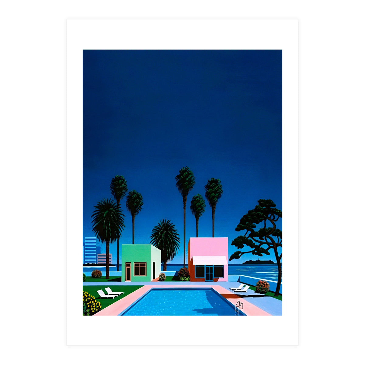Hiroshi Nagai - City Pop , Vaporwave Aesthetic (Print Only)