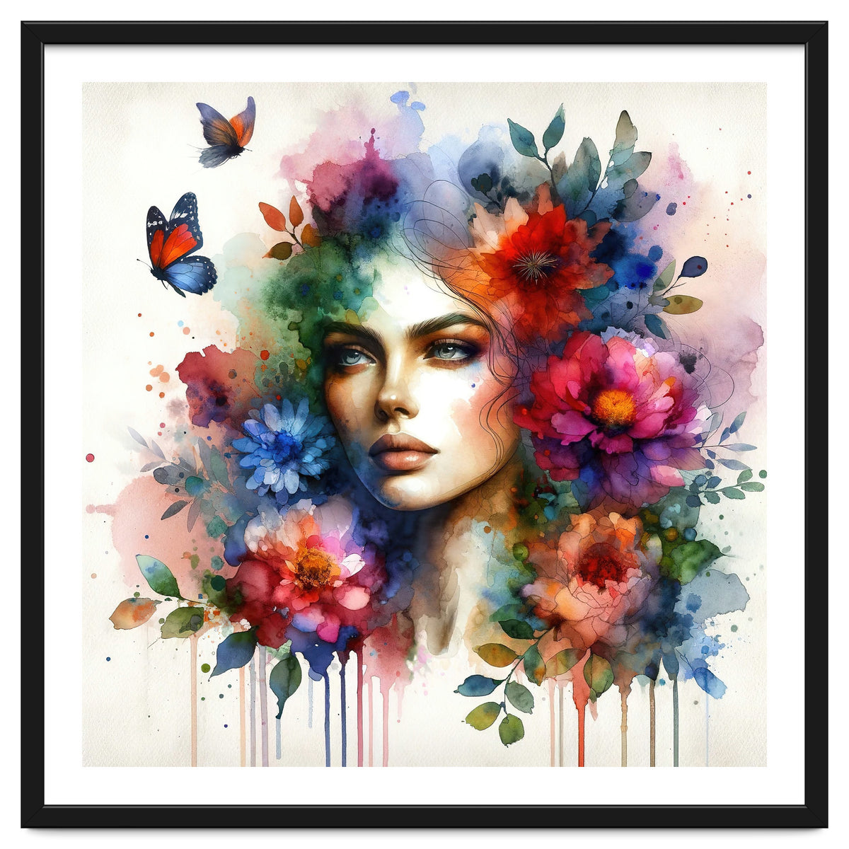 Ethereal Floral Portrait