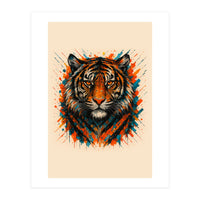 Tiger Animal Watercolor (Print Only)