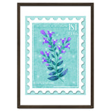 The Buckinghamshire Chiltern Gentian Postage Stamp thumbnail