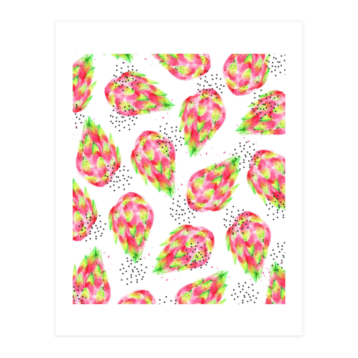 Dragon Fruit #society6 #decor #pattern (Print Only)